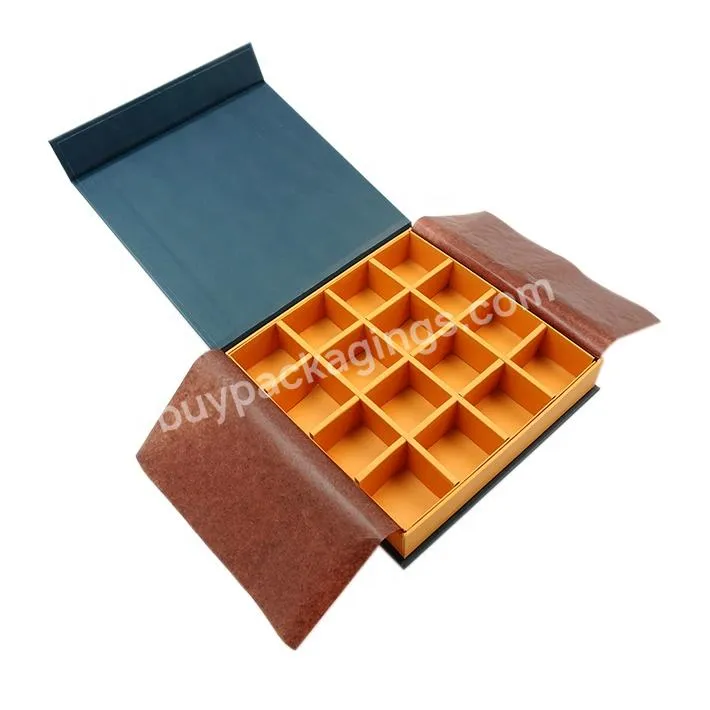 Wholesale Custom Printed Luxury Folding Rigid Paper Gift Box Sweet Chocolate Candy Boxes with Printing Paper Tray Food Packaging