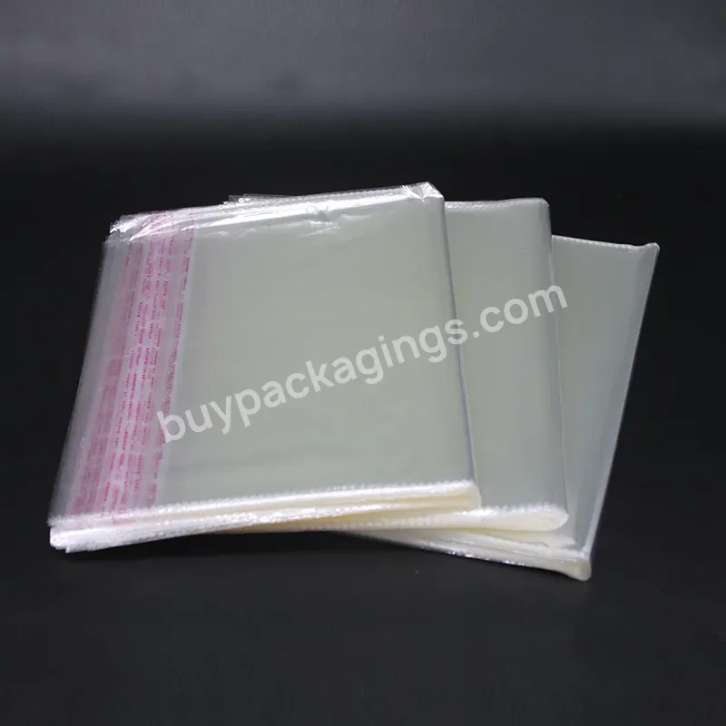 Wholesale Custom Printed Opp Self Adhesive Clear Jewelry Cellophane Plastic Bags With Seal Flap