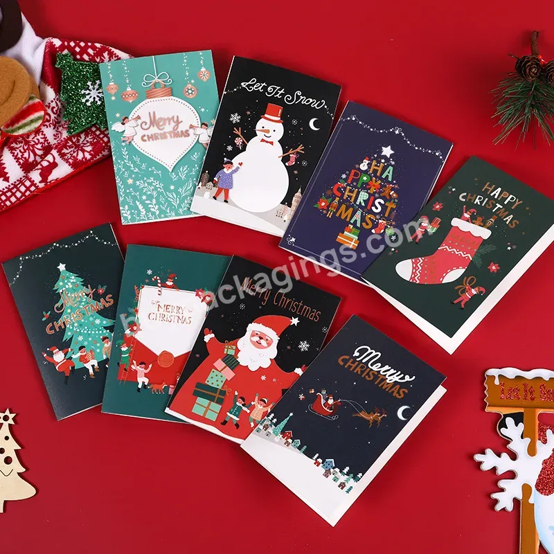 Wholesale Custom Printing Greeting Gift Cards Merry Christmas Thank You Card - Buy Handmade Thank You Card,Handmade Decoration Greeting Card,Flashing Christmas Greeting Cards.