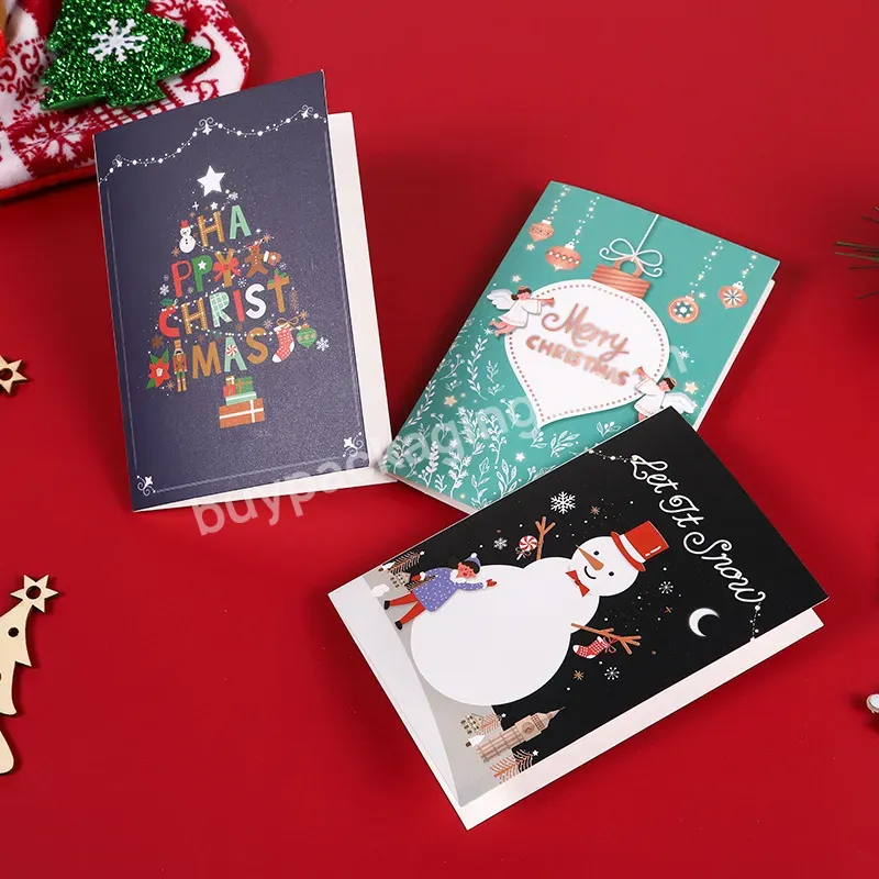 Wholesale Custom Printing Greeting Gift Cards Merry Christmas Thank You Card - Buy Handmade Thank You Card,Handmade Decoration Greeting Card,Flashing Christmas Greeting Cards.