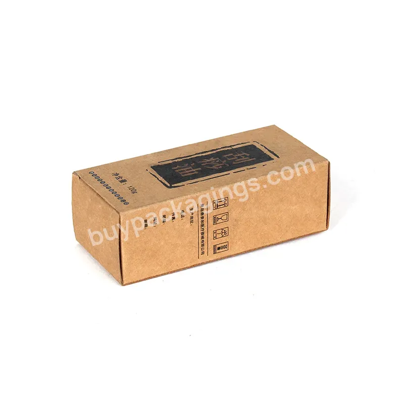 Wholesale Custom Printing Logo Kraft Paper Cosmetics Packaging Small Perfume Bottle Box For Skin Care