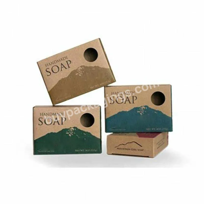 Wholesale Custom Recovery Manually Kraft Soap Box Packaging Carton Packaging Design