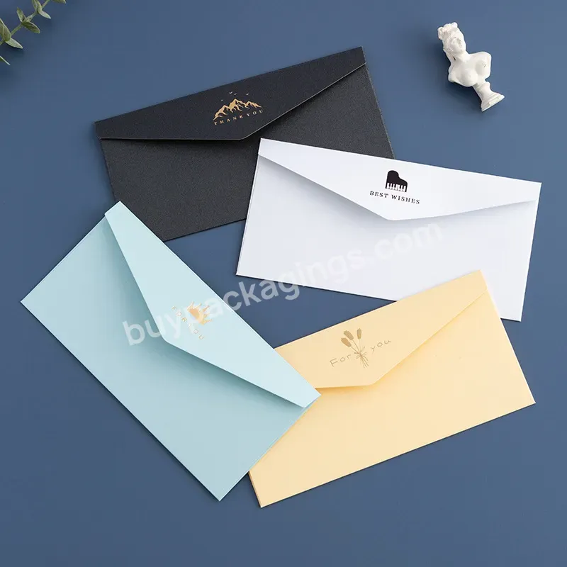 Wholesale Custom Rectangle Envelope For Greeting Letter Printing Logo Gift Envelope