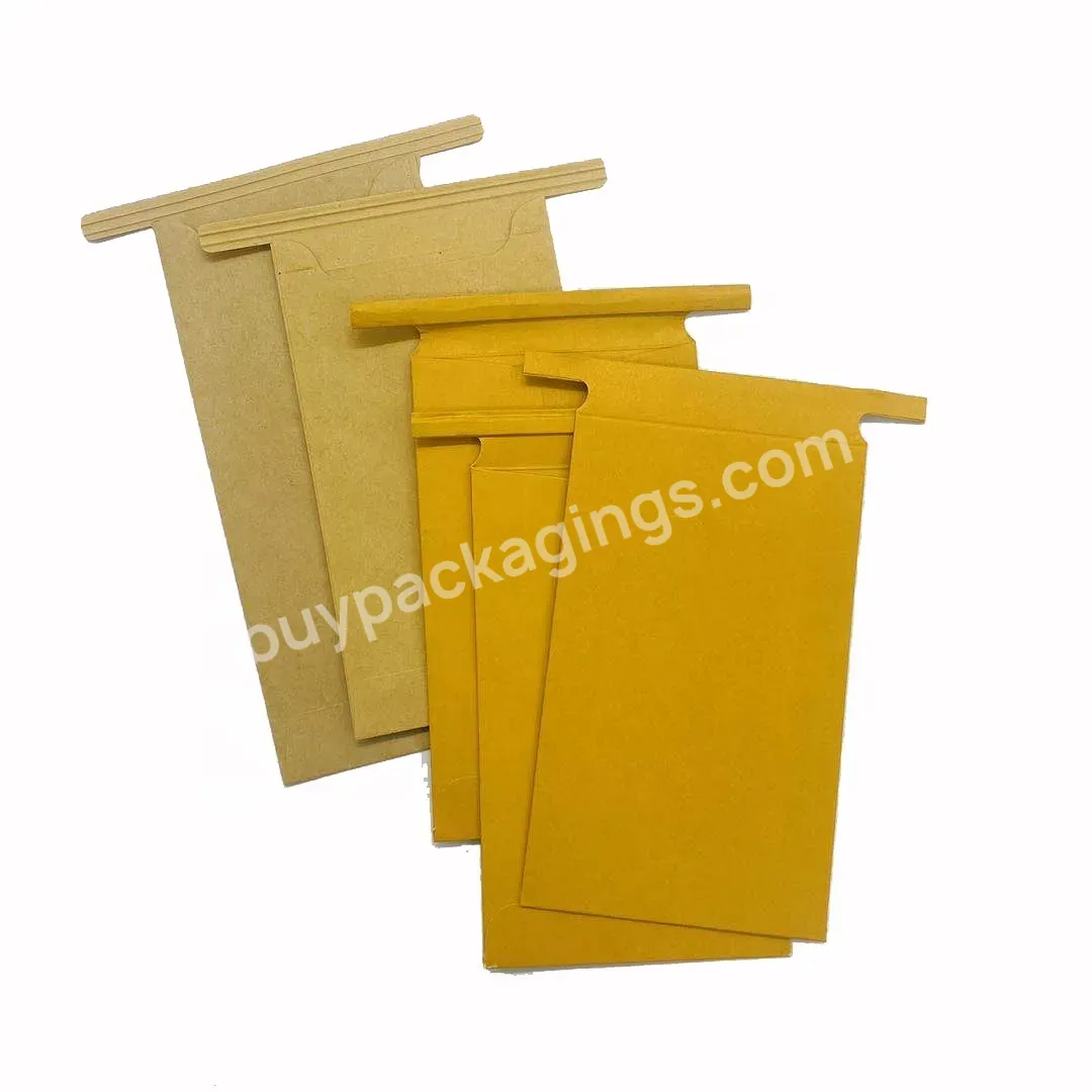 Wholesale Custom Recyclable Mini C5 C6 A4 A5 Size Brown Kraft Paper Envelope With Sealing - Buy Kraft Paper Envelope,Paper Envelope,Custom Envelope.