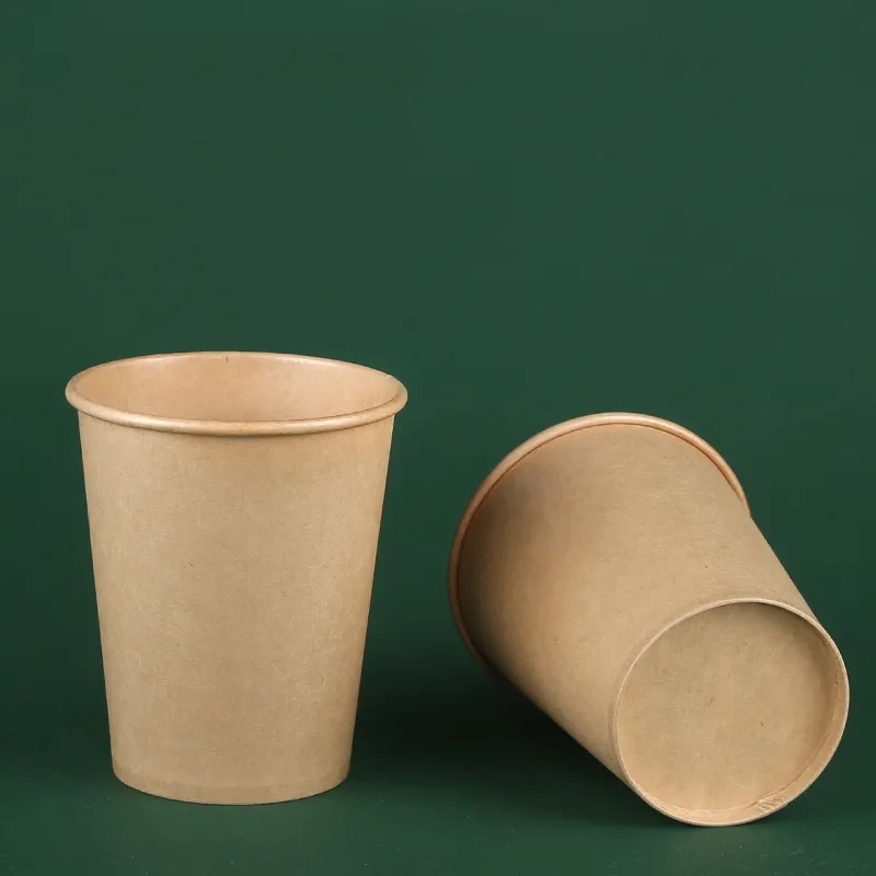 Wholesale custom size 8oz 12oz 16oz double wall tea cup paper cups for coffee paper coffee cups