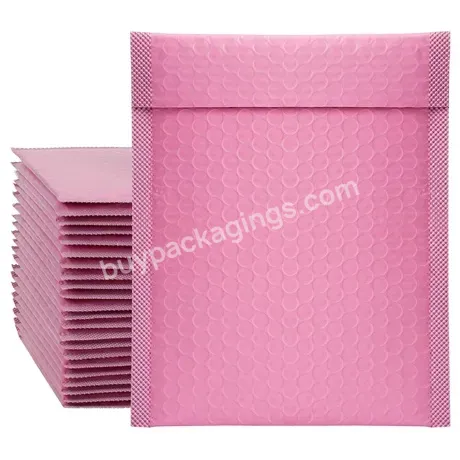 Wholesale Custom Strong Adhesive Shipping Padded Bags Pink Poly Envelope Bubble Mailers Enveloped Eco-friendly Shipping Bags - Buy Pink Bubble Mailers,Pink Envelope Bubble,Padded Shipping Bags.