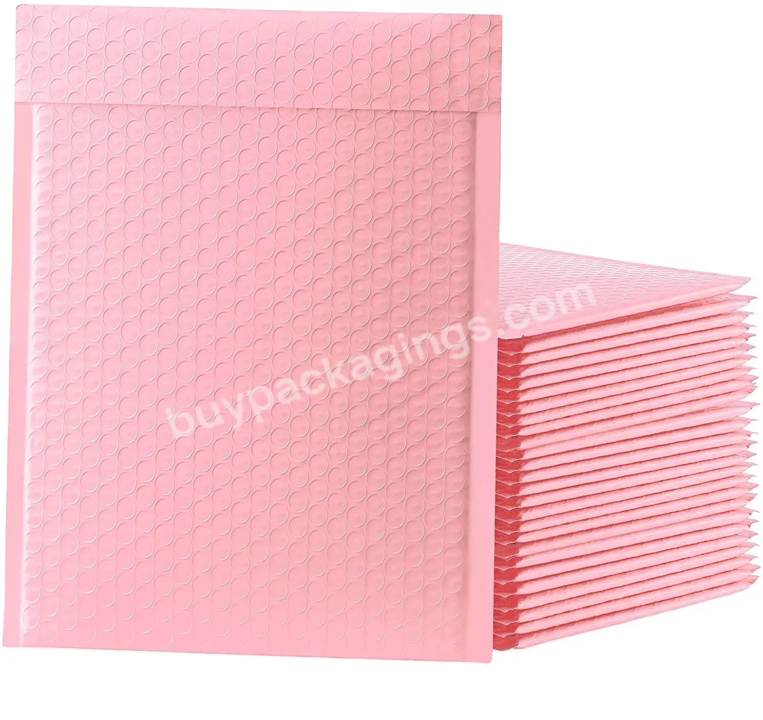 Wholesale Custom Strong Adhesive Shipping Padded Bags Pink Poly Envelope Bubble Mailers Enveloped Eco-friendly Shipping Bags