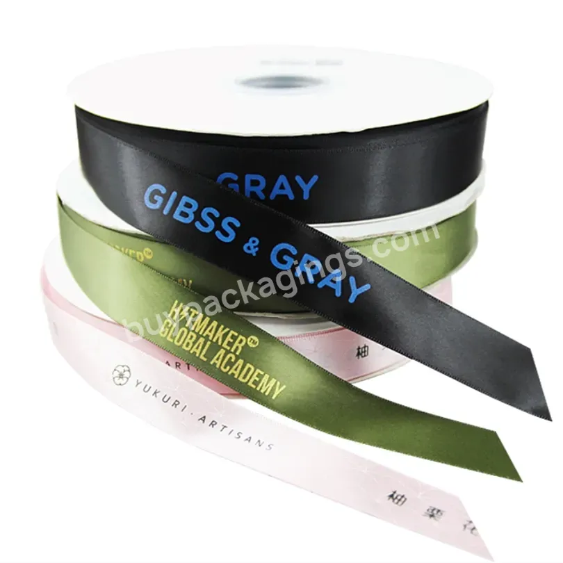 Wholesale Custom Top Grade Logo Printed Jewelry Box Organza Gift Satin Silk Ribbon - Buy Customized Ribbon,Custom Ribbon Printed,Customized Ribbon With Logo.