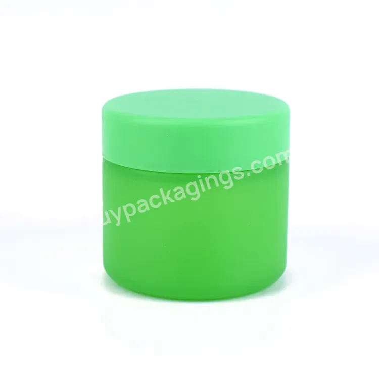 Wholesale Customize Luxury 2oz 3oz 4oz Cylinder Clear Amber Green Child Resistant Glass Jar