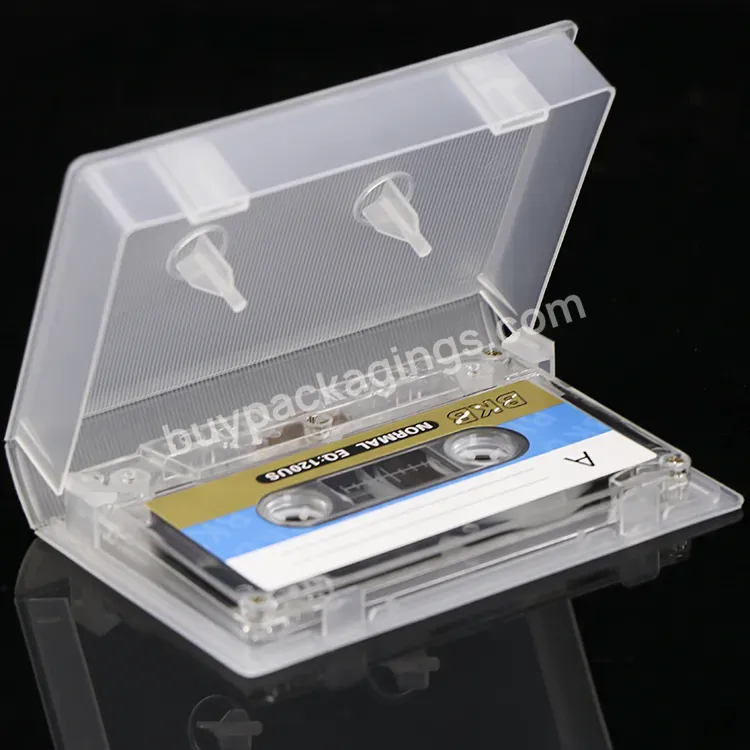 Wholesale Customized Audio Cassette Music Recorder Vhs Tapes Case Vhs Video Tape Storage Cases Blank Cassette Tape Case