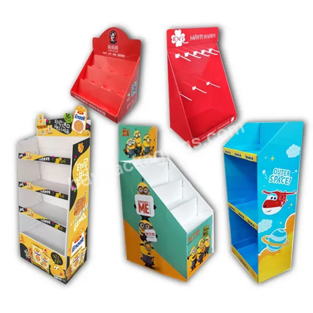 Wholesale Customized Corrugated Display Supermarket Promotional Carton Paper Box