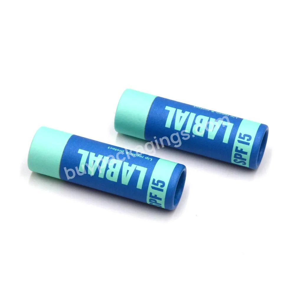 Wholesale customized fancy logo printing lip balm  Itchy balm paper tube