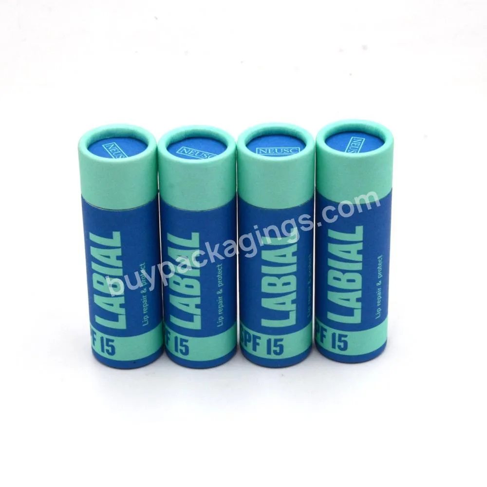 Wholesale customized fancy logo printing lip balm  Itchy balm paper tube