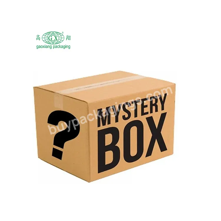 Wholesale Customized High Quality Corrugated Gift Packaging Mystery Box Packaging Box Large Shipping Boxes