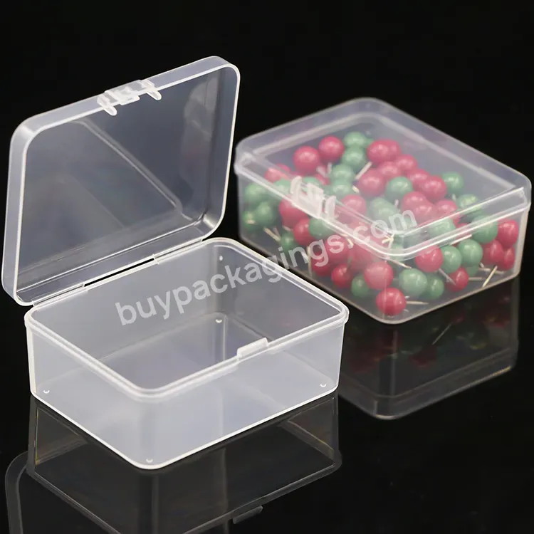 Wholesale Customized Jewelry Storage Box Case Tiny Craft Beads Paper Pins Hair Clips Organizer Box Small Pp Plastic Boxes