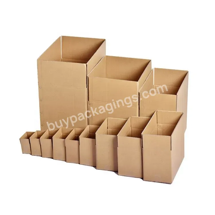 Wholesale Customized Logo Corrugated Cardboard Packaging Shipping Carton Boxes E-commerce Box