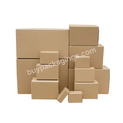 Wholesale Customized Logo Corrugated Cardboard Packaging Shipping Carton Boxes E-commerce Box