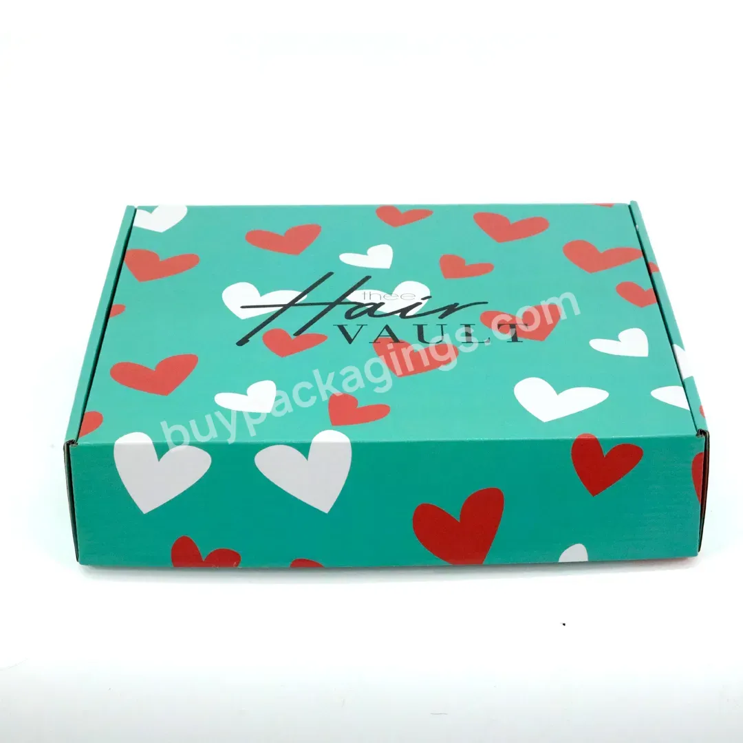 Wholesale Customized Logo Packaging Gift Paper Box Clothing For Hair Wig Packaging Gift Box Set Newborn Mailer Boxes