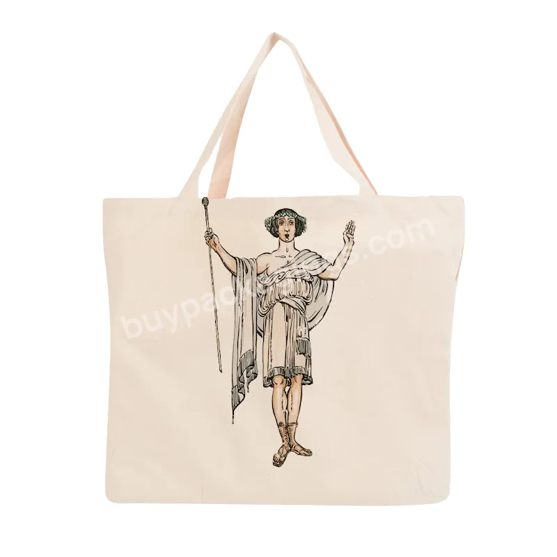 Wholesale Customizing Printed Eco Friendly Fashion Reusable Cotton Canvas Bags Tote Bag Grocery Shopping Bags With Zipper