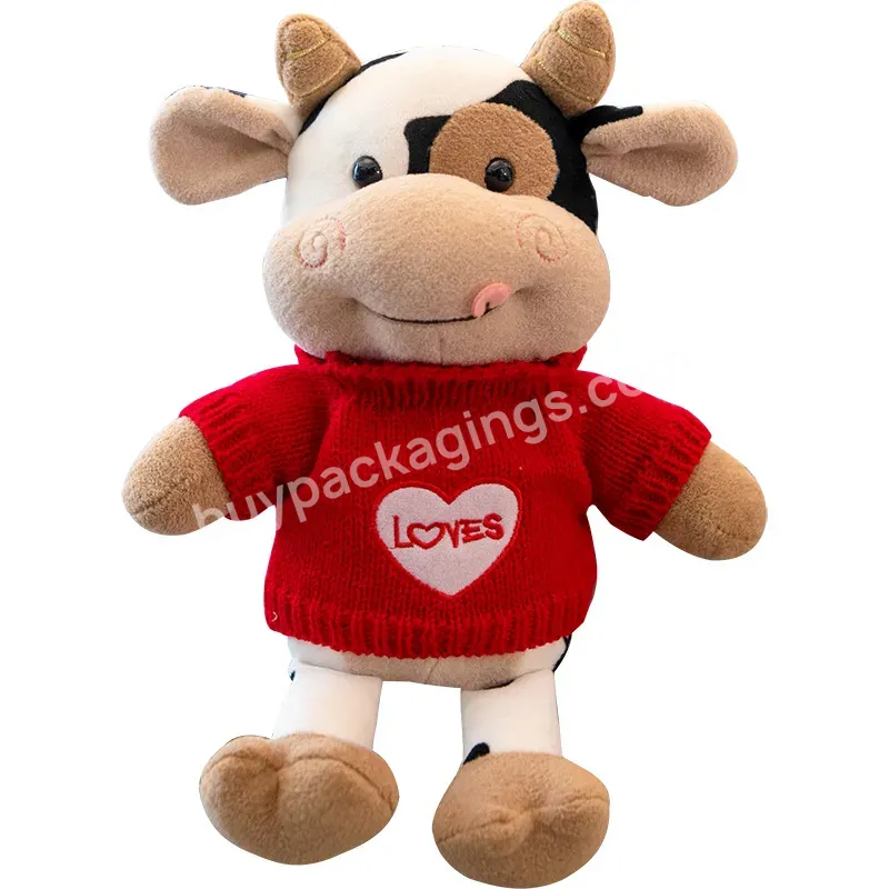 Wholesale Cute Cow Doll Calf Plush Toys Animal Dolls Rag Dolls Children's Gifts Girls Bouquet Decoration - Buy Animal Plush Toys,Plush Toy,Cow Dolls.