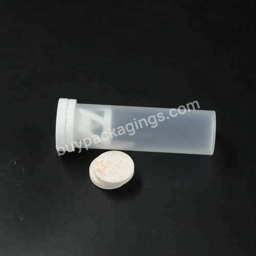 Wholesale Cylinder Pp Plastic 99mm Height Effervescent Tablet Packaging For Effervescent Tablet