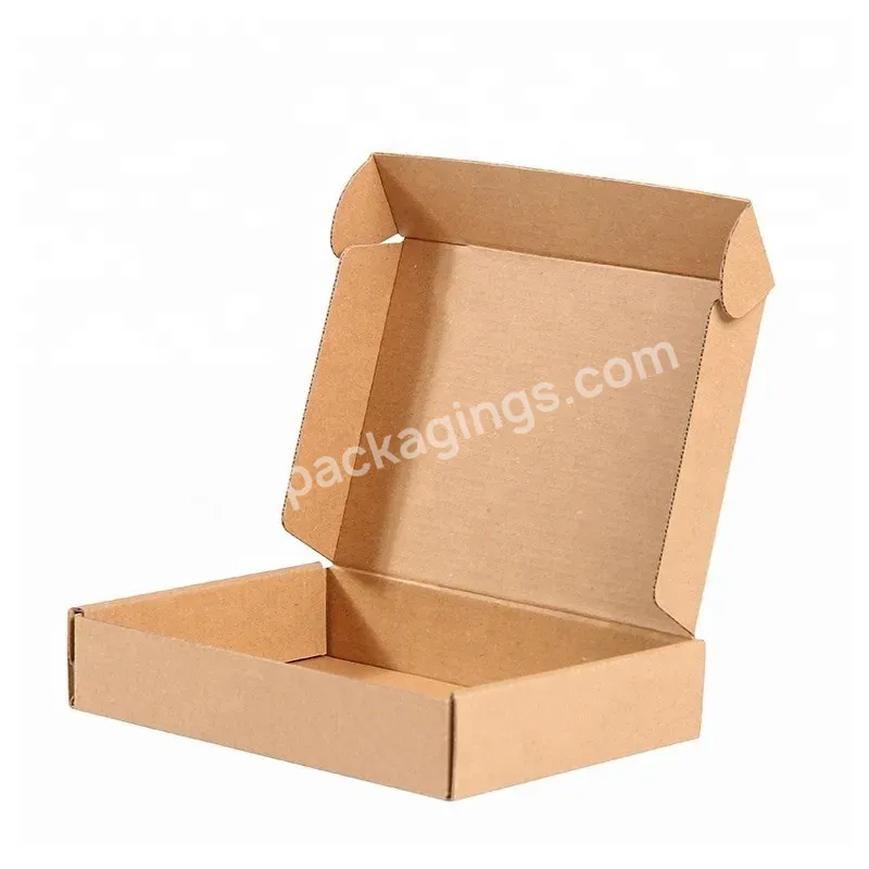 Wholesale Design Kraft Paper Plane Transport Corrugated Packaging Box Folding Shipping Custom Mailer Box