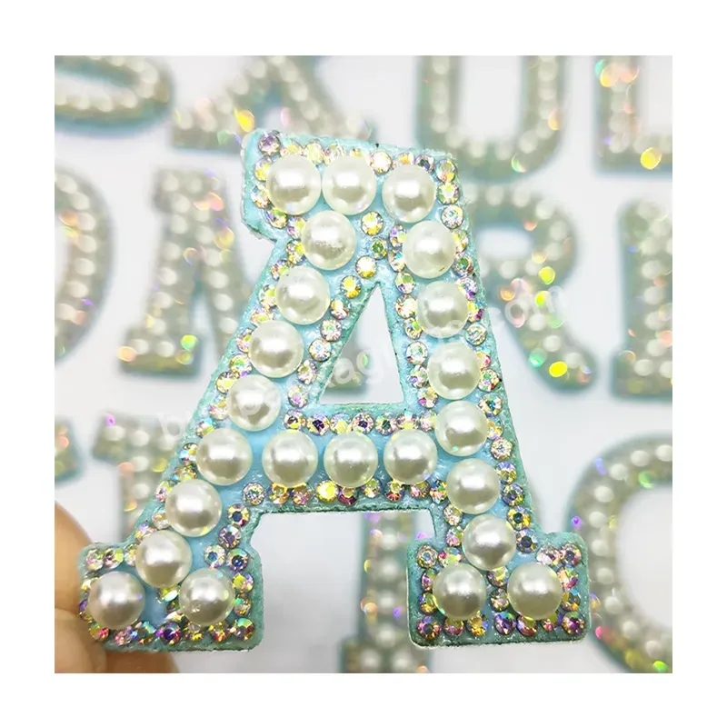 Wholesale Designer Custom Clothing Pearl Patch Letter