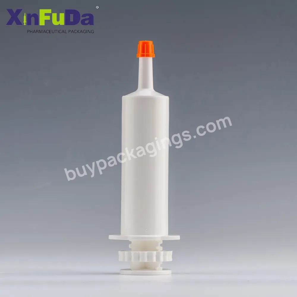 Wholesale Disposable Pe Plastic 60ml Custom Syringes With Wide Tip For Cow - Buy Custom Syringe,White Plastic Syringe For Cow,Injectors For Sale.