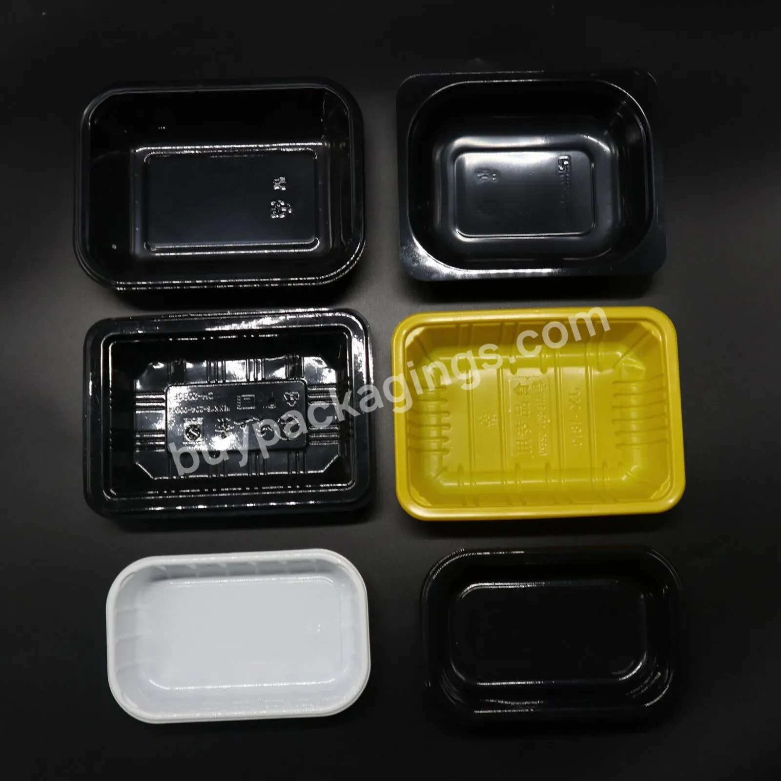 Wholesale Disposable Supermarket Plastic Foam Tray Packaging For Fruit Vegetable And Fresh Meat Thawed Packaging Box