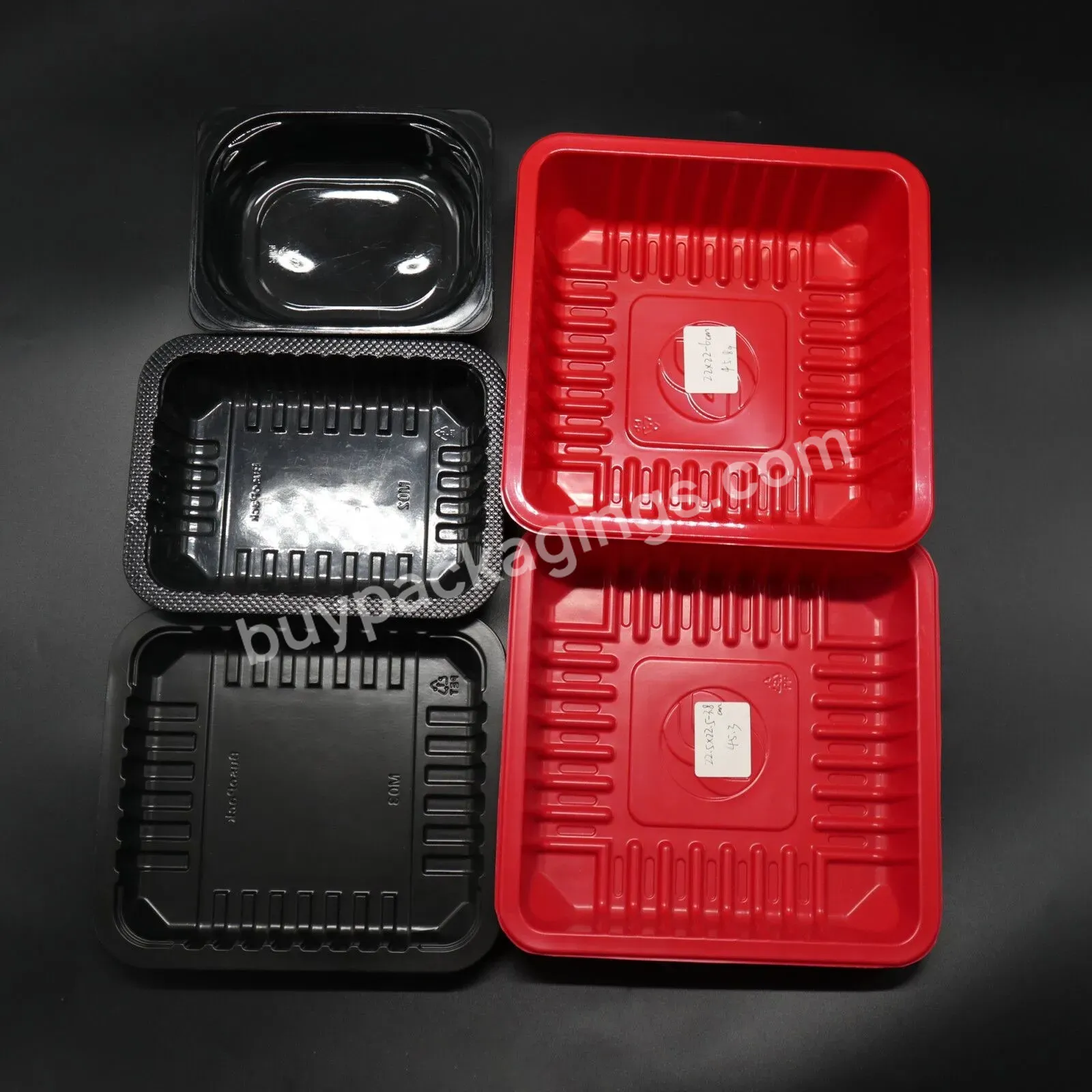 Wholesale Disposable Supermarket Plastic Foam Tray Packaging For Fruit Vegetable And Fresh Meat Thawed Packaging Box