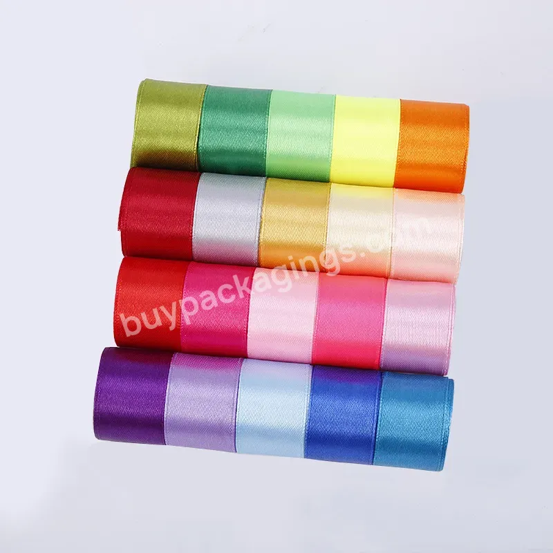 Wholesale Double Sided Multicolored Printed Satin Ribbon Custom 100% Polyester