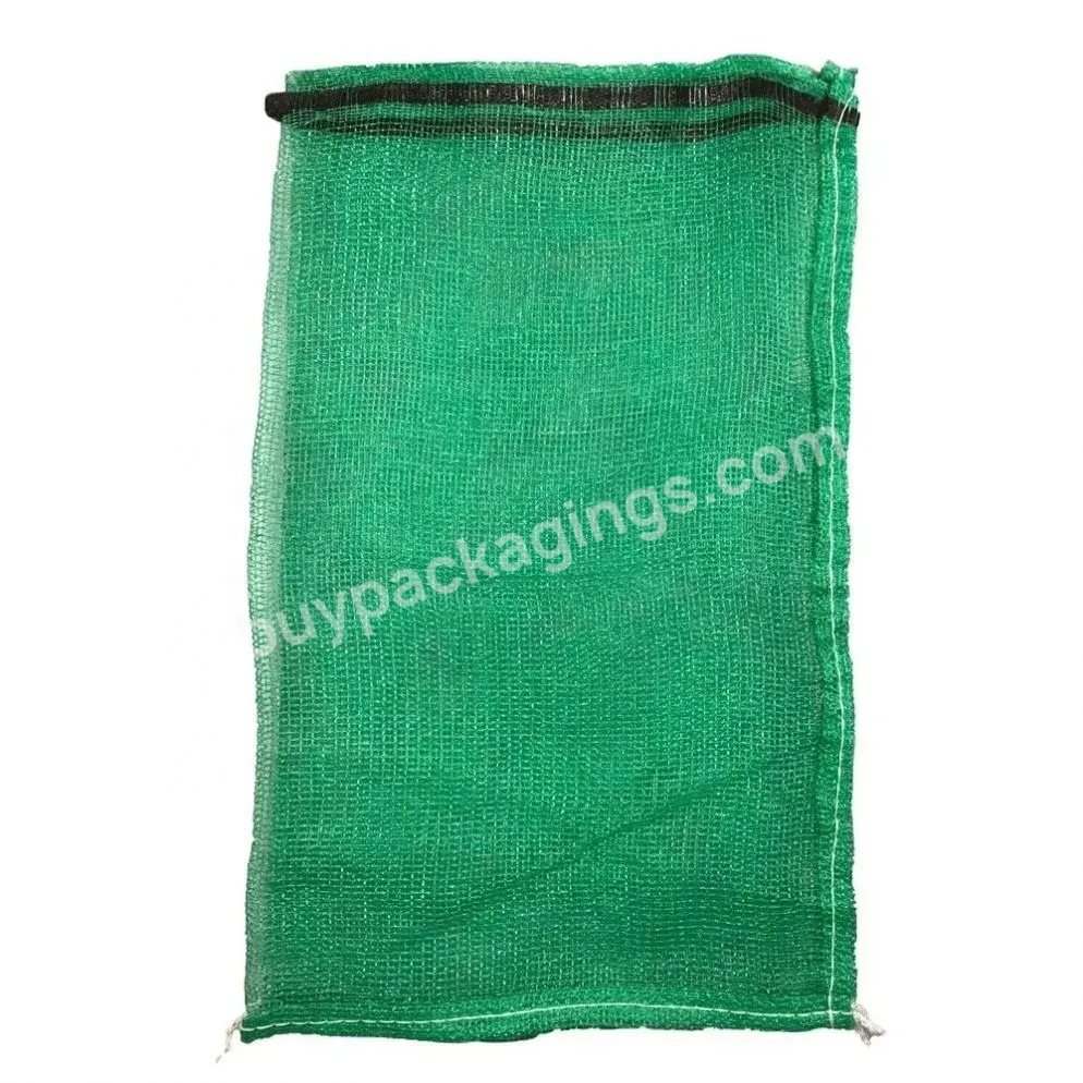 Wholesale Drawstring Vegetable Mesh Bag For Onion Potato