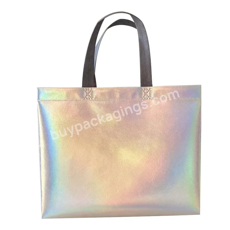 Wholesale Eco Bags Custom Reusable Recyclable Pp Non Woven Bag Laminated Shopping Bag With Printed Logo