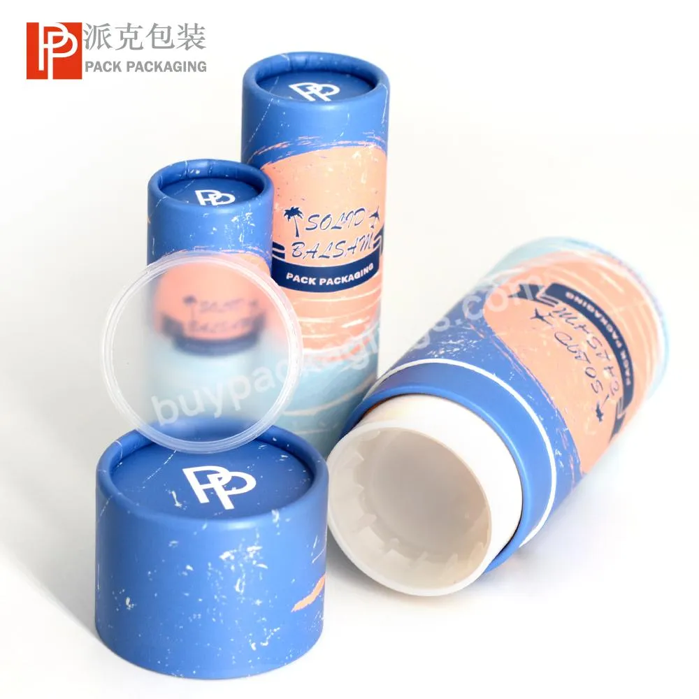 Wholesale Eco Deodorant Stick Container Packaging Twist Up Paper Tube