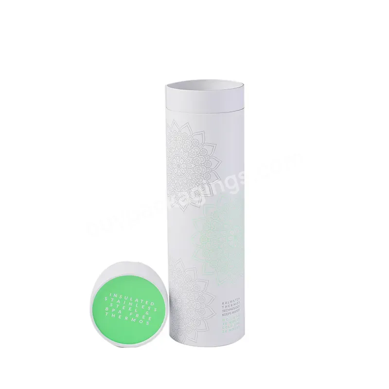 Wholesale Eco Friendly Carton Cylinder Kraft Paper Round Box Empty Biodegradable Craft Cardboard Boxes Packaging Tubes