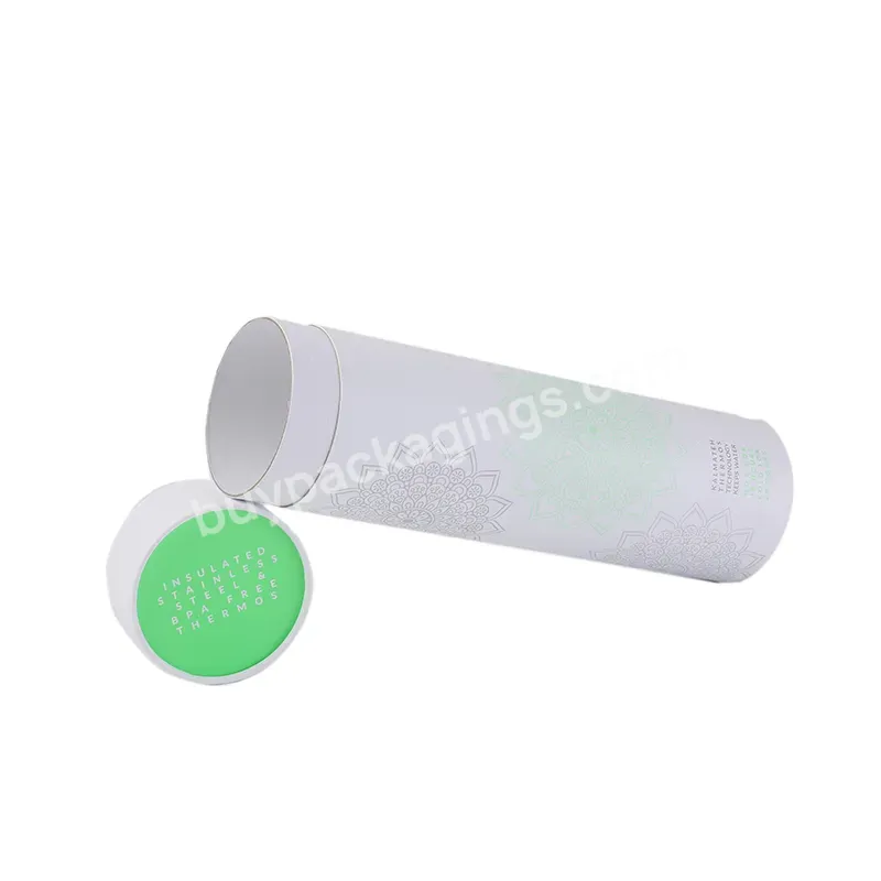 Wholesale Eco Friendly Carton Cylinder Kraft Paper Round Box Empty Biodegradable Craft Cardboard Boxes Packaging Tubes