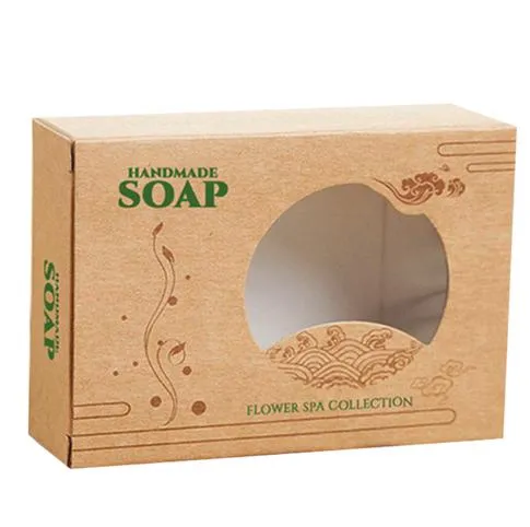 Wholesale Eco-friendly Logo Printed Custom Soap Kraft Boxes Paper Soap Packaging Boxes