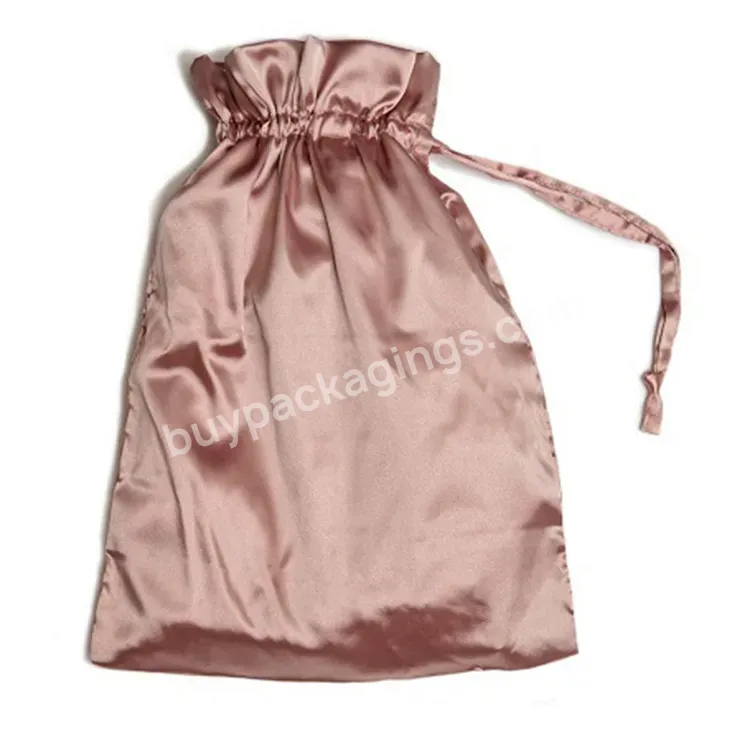 Wholesale Eco Friendly Small Bag Printing With Custom Logo Jewelry Pink Polyester Canvas Cotton Drawstring Bag