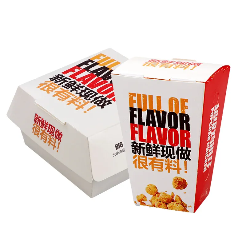 Wholesale Eco-Frinedly Takeaway Logo Custom Greaseproof Snack French Fried Chips Fast Food Kraft Paper Bag Square Bottom