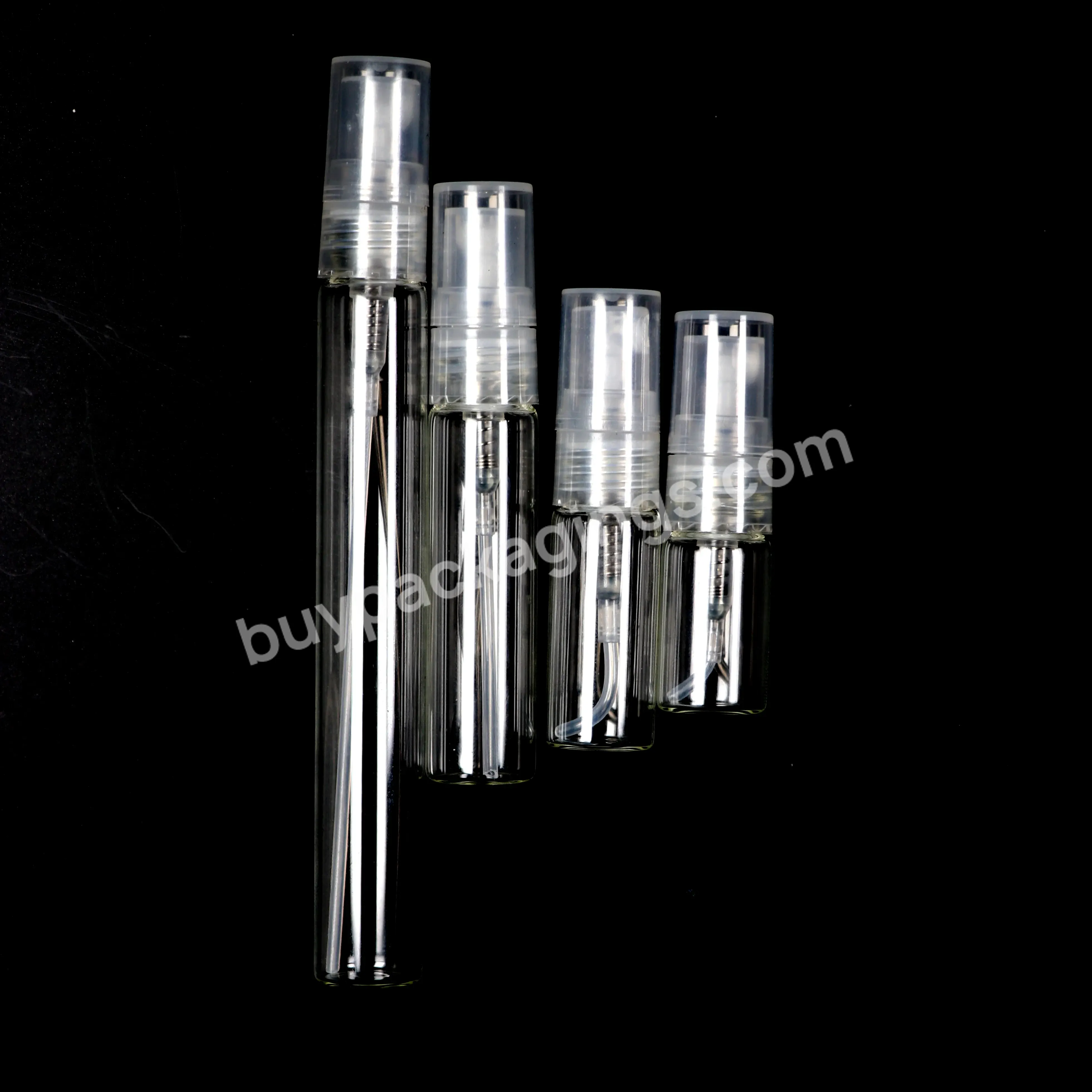 Wholesale Empty 2ml 3ml 5ml 10ml Fancy Clear Mini Atomizer Mist Tester Glass Botol Parfum Perfume Sample Vials Spray Bottle