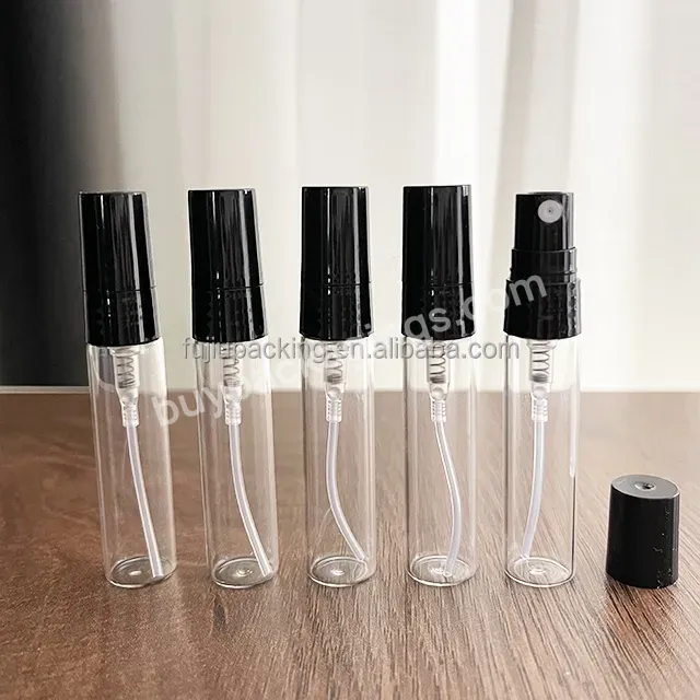 Wholesale Empty 2ml 3ml 5ml 10ml Fancy Clear Mini Atomizer Mist Tester Glass Bottle Parfum Perfume Sample Vials Spray Bottle