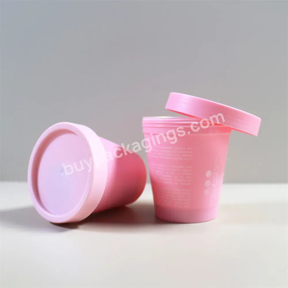 Wholesale Empty Container 50g 100g 150g 200g 250g Body Cream Body Scrub Frosted Plastic Clear Cosmetic Powder Sample Jar