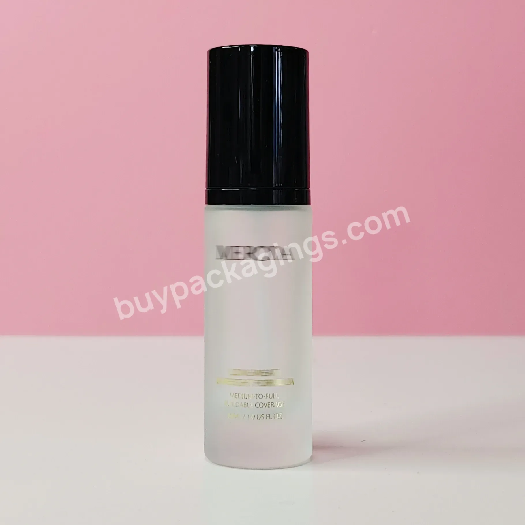 Wholesale Empty Cosmetic Packaging Personal Care Essence Lotion Liquid Foundation Glass Bottles