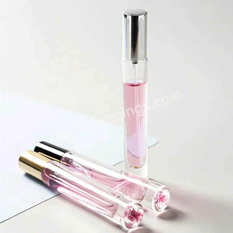 Wholesale Empty Glass Sample Vials Perfume Spray Bottle 10ml Mini Pocket Glass Perfume Bottle