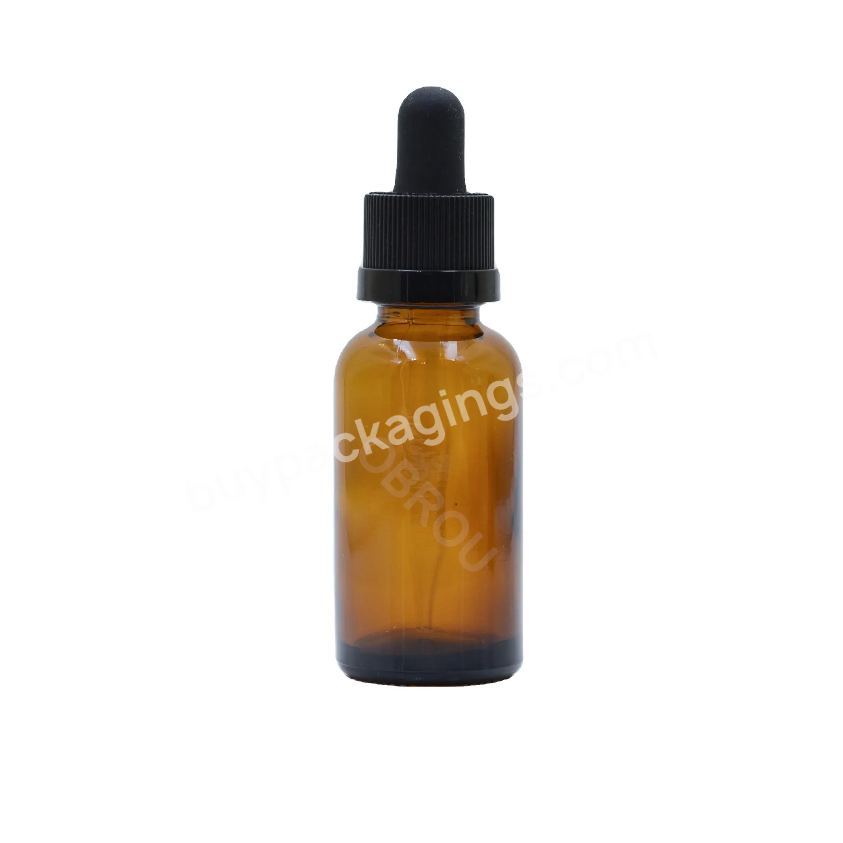 Wholesale Empty Hair Oil Bottles Amber Dropper Glass Bottle 10ml 15ml 20ml 30ml 50ml 100ml