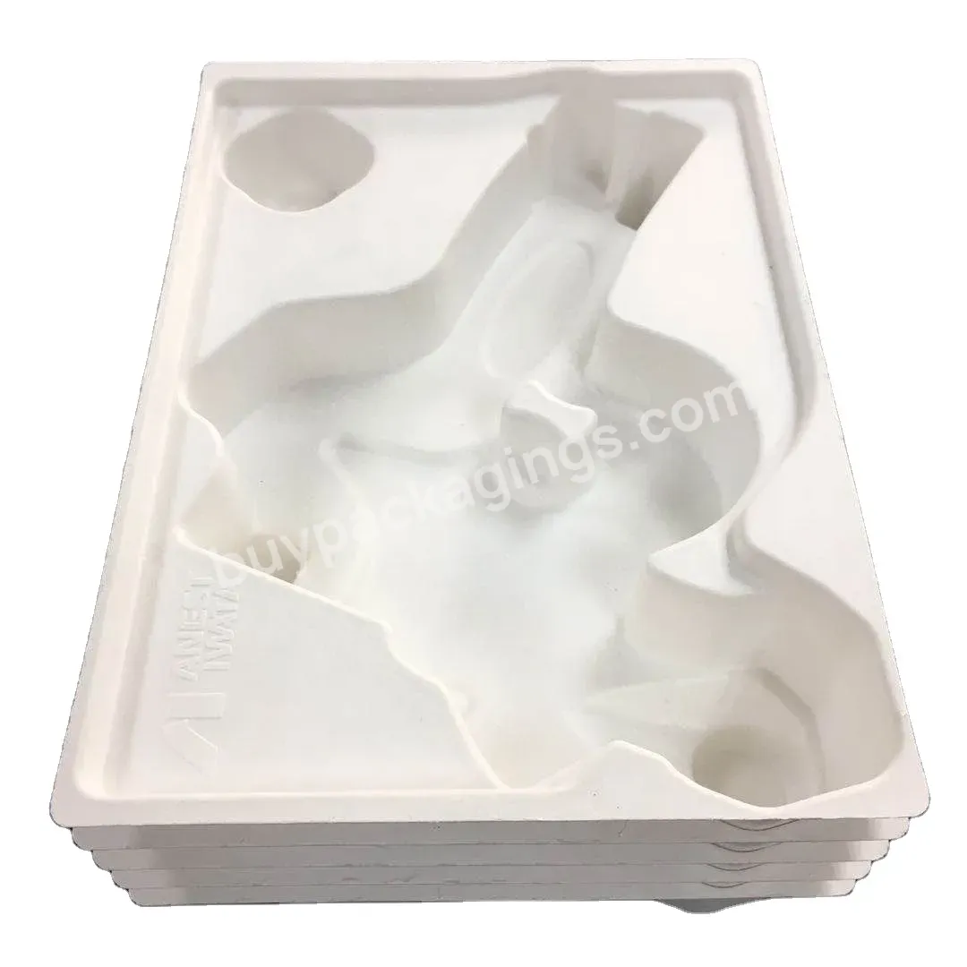 Wholesale Environmental Protection Cosmetics Tray Manufacturer Eco Friendly Customized Molded Paper Packaging Pulp Tray