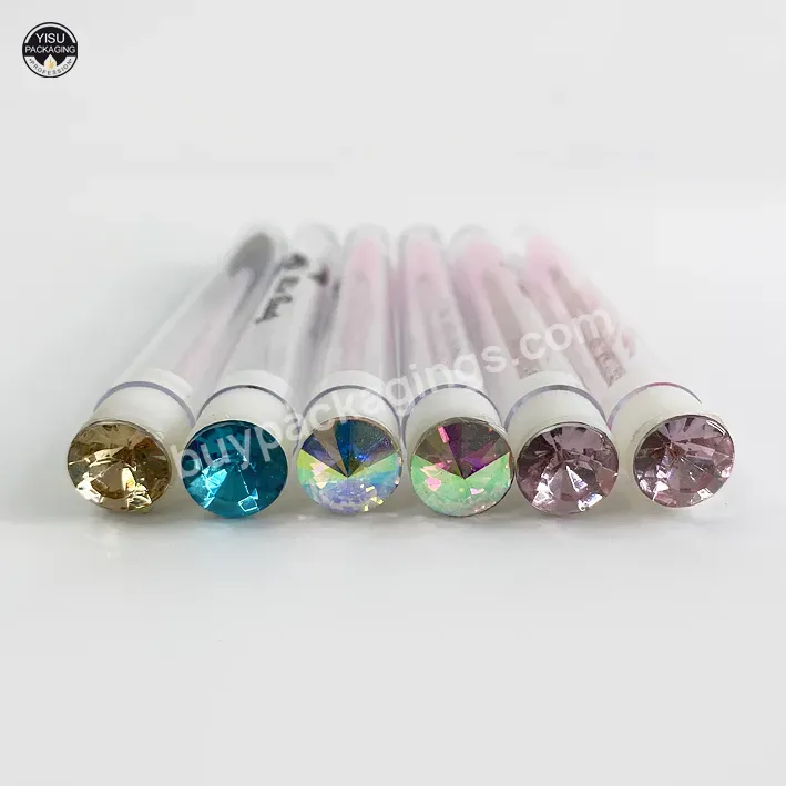 Wholesale Eyelash Spoolie Brush Empty Mascara Tubes With Brush - Buy Eye Lash Wand With Diamond Wholesale,Eyelash Wand Keychain,Eyebrow Mascara Tube.