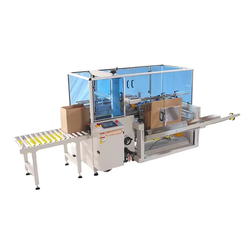 Wholesale Factory automatic vertical carton packaging mailing express parcel tape bottom sealing machine