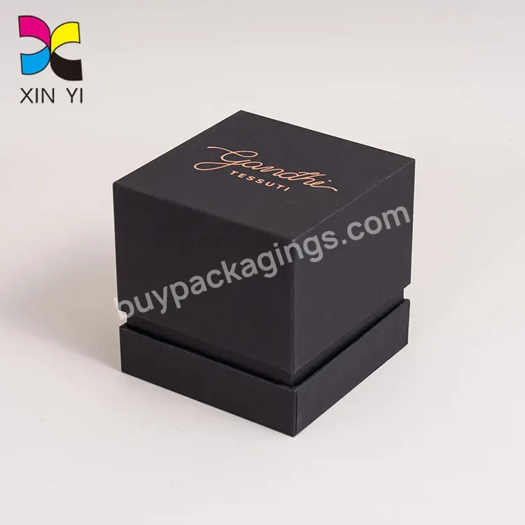 Wholesale Factory Bulk Gift Boxes Custom Logo Black Velvet Jewelry Christmas Gift Box