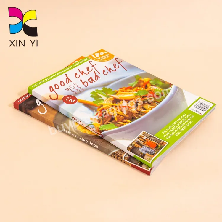 Wholesale Factory Custom Book Printing Paperback Softcover Cook Book Printing Service